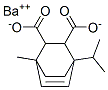 1-Methyl-4-isopropyl-1,4-ethano-5-cyclohexene-2,3-dicarboxylic acid barium salt structure