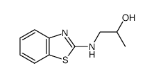 2-Propanol,1-(2-benzothiazolylamino)-(8CI)结构式