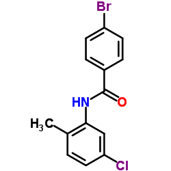 4-Bromo-N-(5-chloro-2-methylphenyl)benzamide structure