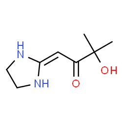 2-Butanone,3-hydroxy-1-(2-imidazolidinylidene)-3-methyl-结构式