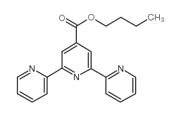 [2,2':6',2''-terpyridine]-4'-carboxylic acid butyl ester Structure