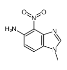 Benzimidazole, 5-amino-1-methyl-4-nitro- (8CI) picture