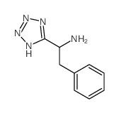 2H-Tetrazole-5-methanamine,a-(phenylmethyl)- Structure