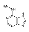 3H-IMidazo[4,5-c]pyridine, 4-hydrazinyl-结构式