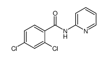 2,4-dichloro-N-(pyridin-2-yl)benzamide结构式