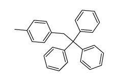 1,1,1-triphenyl-2-p-tolylethane结构式