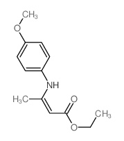 2-Butenoicacid, 3-[(4-methoxyphenyl)amino]-, ethyl ester picture