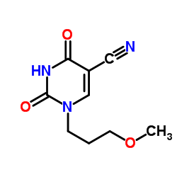 1-(3-Methoxypropyl)-2,4-dioxo-1,2,3,4-tetrahydro-5-pyrimidinecarbonitrile picture