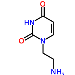 1-(2-氨基乙基)嘧啶-2,4(1H,3H)-二酮结构式