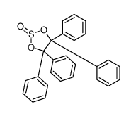 4,4,5,5-tetraphenyl-1,3,2-dioxathiolane 2-oxide Structure