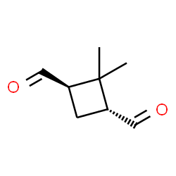 1,3-Cyclobutanedicarboxaldehyde, 2,2-dimethyl-, (1R,3R)-rel- (9CI)结构式