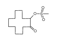2-methanesulfonatecyclododecanone结构式