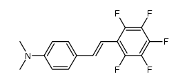 trans-2,3,4,5,6-pentafluoro-4'-dimethylaminostilbene结构式