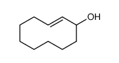 (E)-2-Cyclodecen-1-ol Structure
