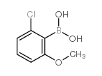 2-CHLORO-6-METHOXYPHENYLBORONIC ACID structure