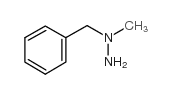 Hydrazine,1-methyl-1-(phenylmethyl)- Structure