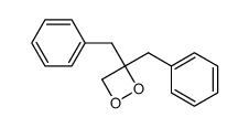 3,3-bis(phenylmethyl)-1,2-dioxetane Structure