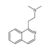 (2-[1]isoquinolyl-ethyl)-dimethyl-amine结构式
