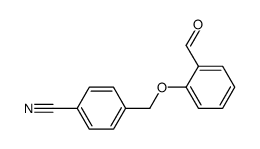 4-[(2-formylphenoxy)methyl]benzonitrile Structure