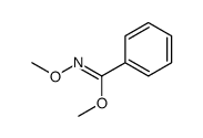 (Z)-Methyl N-methoxybenzoximidate Structure