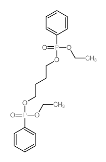 Phosphonic acid,phenyl-, 1,4-butanediyl diethyl ester (9CI)结构式