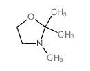 Oxazolidine,2,2,3-trimethyl- structure