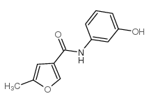 N-(3-hydroxyphenyl)-5-methylfuran-3-carboxamide Structure