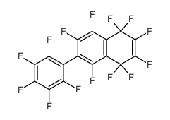 6-Pentafluorphenyl-perfluor-1,4-dihydro-naphthalin结构式