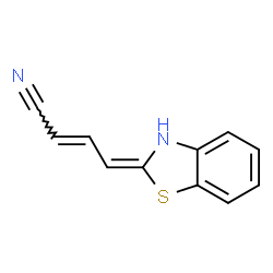delta2,gamma-Benzothiazolinecrotononitrile (8CI)结构式