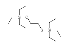 triethyl(2-triethylsilyloxyethylsulfanyl)silane结构式