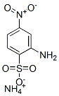 2-Amino-4-nitrobenzenesulfonic acid ammonium salt结构式