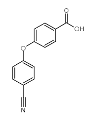 4-(4-cyanophenoxy)benzoic acid structure