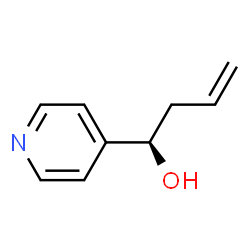 4-Pyridinemethanol,alpha-2-propenyl-,(alphaR)-(9CI) Structure