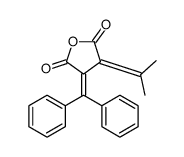 3-benzhydrylidene-4-propan-2-ylideneoxolane-2,5-dione结构式