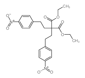 Propanedioic acid,bis[2-(4-nitrophenyl)ethyl]-, diethyl ester (9CI) structure