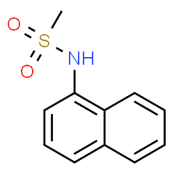 Methanesulfonamide,N-1-naphthalenyl-结构式