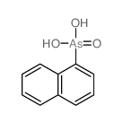 naphthalen-1-ylarsonic acid Structure