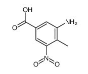 Benzoic acid, 3-amino-4-Methyl-5-nitro-结构式