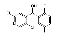 2,5-Dichloro-4-[(2,5-difluorophenyl)-hydroxymethyl]pyridine Structure