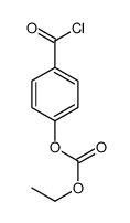 (4-carbonochloridoylphenyl) ethyl carbonate Structure