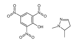 2,3-dimethyl-3,4-dihydropyrazole,2,4,6-trinitrophenol Structure