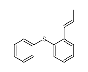 1-phenylsulfanyl-2-prop-1-enylbenzene结构式