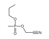 2-[methyl(propoxy)phosphoryl]oxyacetonitrile结构式