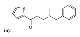 3-[benzyl(methyl)amino]-1-thiophen-2-ylpropan-1-one,hydrochloride Structure