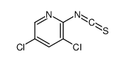 3,5-dichloro-2-isothiocyanatopyridine Structure