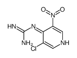 2-(3-chloro-5-nitropyridin-4-yl)guanidine结构式