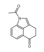 1-acetyl-3,4-dihydrobenz[c,d]indol-5(1H)-one Structure