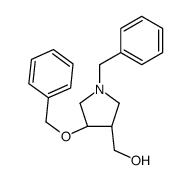 [(3R,4R)-1-benzyl-4-phenylmethoxypyrrolidin-3-yl]methanol结构式