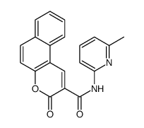 N-(6-methylpyridin-2-yl)-3-oxobenzo[f]chromene-2-carboxamide Structure