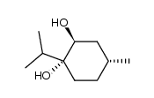 (1R,3S,4R)-p-menthane-3,4-diol结构式